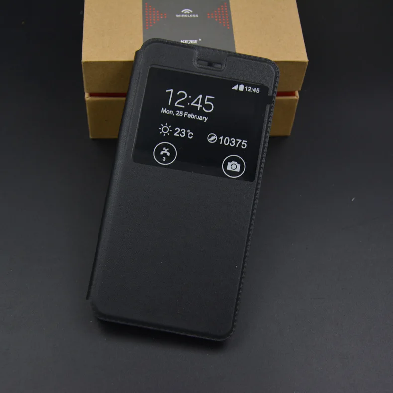 Защитный чехол с откидной крышкой для Xiaomi Redmi Note4 4X 5 прозрачное окно мобильный