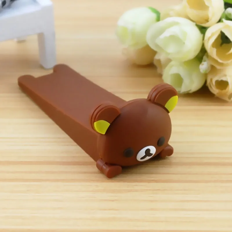 

Cute Cartoon Silicone Door Jam Door Stopper Wedge Slip Resistant Catcher Block S02 Drop ship