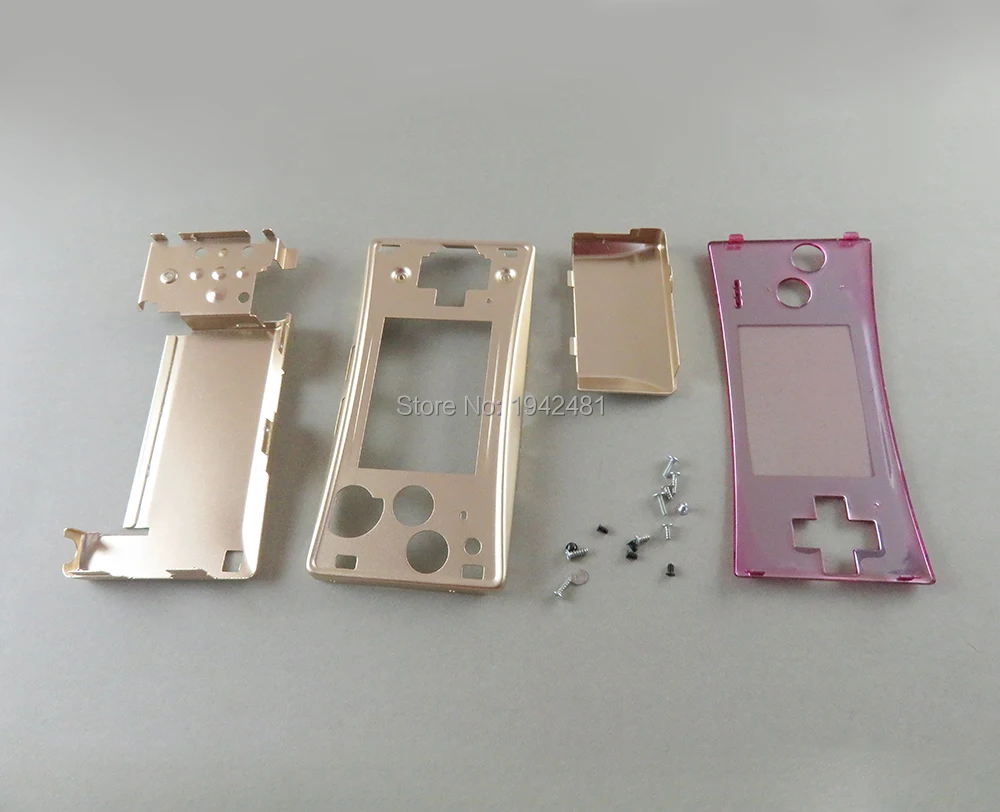 1 шт. сменный корпус чехол для GameBoy Micro GBM Лицевая панель 5 цветов винт|Запасные