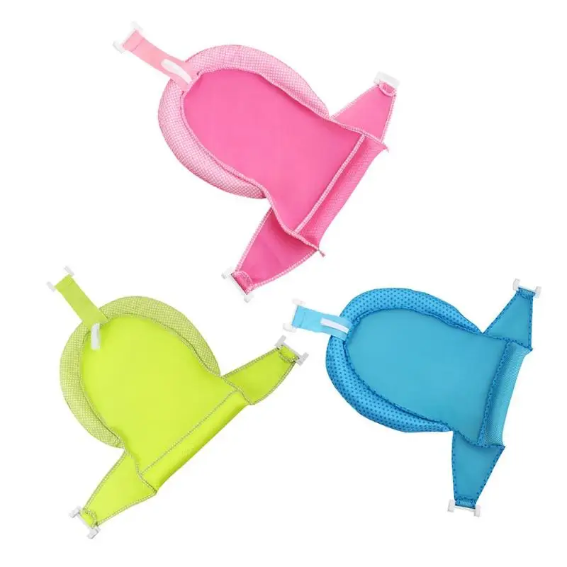 buy Infant Non Slip Anti Drowning Shower Bathtub Newborn Baby Bath Net Kids Safety Seat Support Toddler Bathing Cradle Bed for Baby