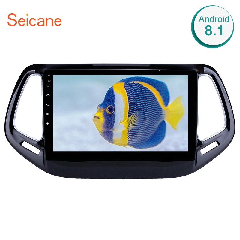 Автомагнитола Seicane 2Din Android 8 1 10 дюйма GPS Bluetooth четырехъядерный процессор