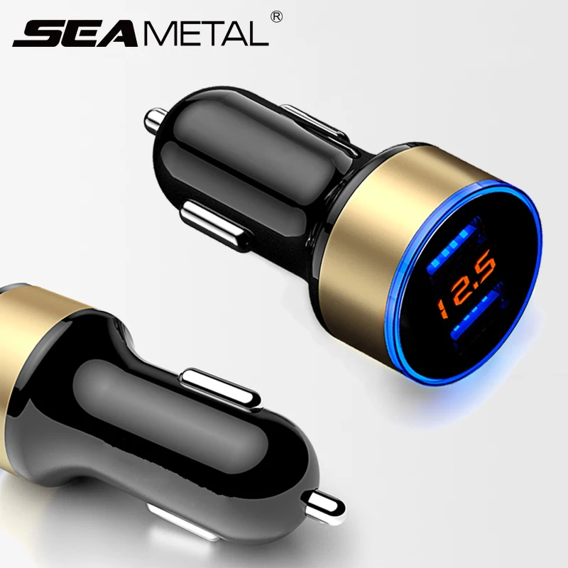 Electric Car Accessories Cigarette Lighter 2 Port Auto Socket 12V 24V 3.1A Automobile Lighters USB Phone Charge Voltage Splitter Electric Car Accessories Cigarette Lighter 2 Port Auto Socket 12V 24V 3.1A Automobile Lighters USB Phone Charge Voltage Splitter