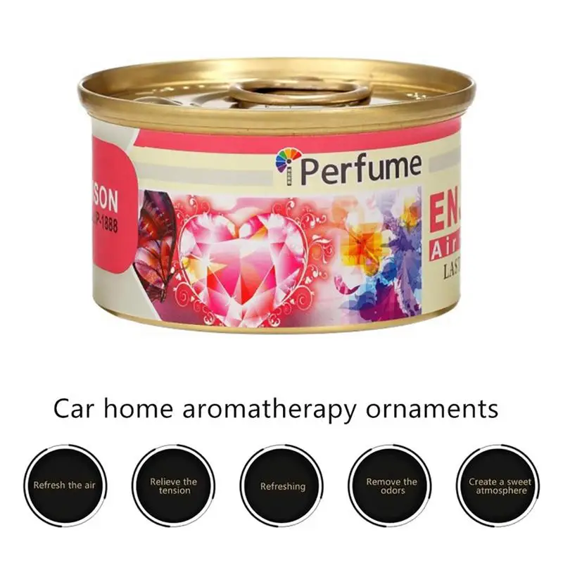 سيارة الصلبة بلسم Iperfume العطور يمكن العطر مربع كونها تتألف من صديقة للبيئة التوابل ضبط الهواء بيئة