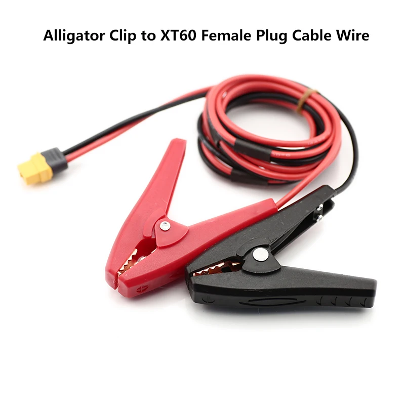 

14AWG 50/150cm Alligator Clip to T plug/XT60 Female Plug Cable Wire for ISDT Q6 Charger Spare Part DIY Accessories