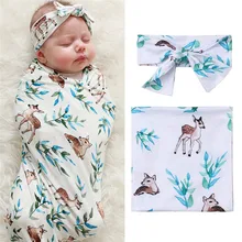 Младенческая пеленка Одеяло пеленка для сна муслин обёрточная бумага+ повязка на голову пеленка для сна муслин палевый обёрточная бумага 80X80 см