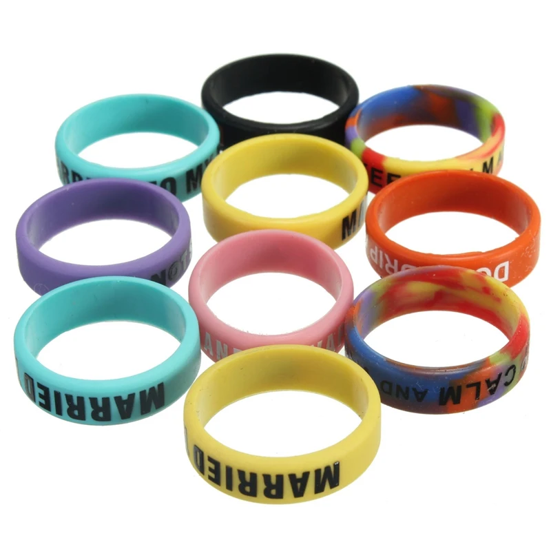 

10pcs Silicone Rubber Vape Ring Rubber Anti Slip-band for Mechanical Mods RBA RDA Vaporizer Atomizer Tank Gifts 22mm Non-Skid