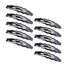 10 шт. шпильки для волос Короткие основные металлические черные аксессуары для волос заколка для девочек Дети