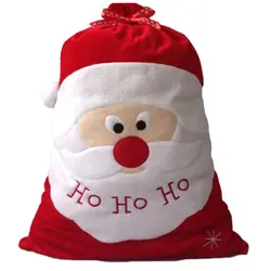 JEYL Рождественское украшение Санта большой мешок Рождественский чулок мешок
