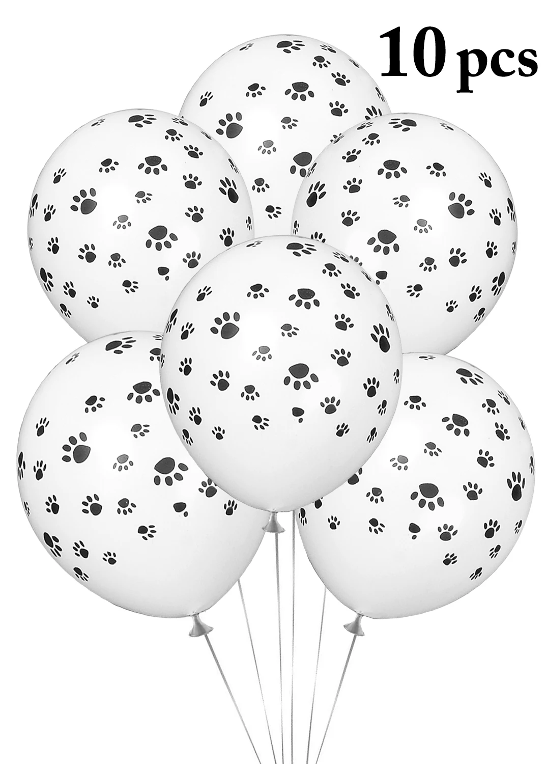 

Hot 10pcs 12inch Latex Balloons Dog Footprint Dog Claw Party Balloon Birthday Balloon for Dog Cats Pet Dropshipping