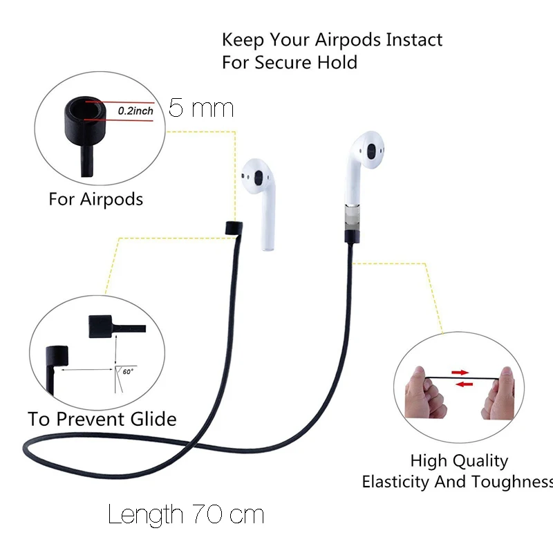 Coolaxy Cl1 аксессуары для Apple Airpods чехол ушной крючок для Air Pods Apple наушники для Airpods пластиковый чехол аксессуар крышка