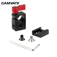 camvate dslr נעליים הקרה CAMVATE רוד קלאמפ מתאם עבור Rig DSLR 15mm וידאו אור C0996 אביזרים הצילום במצלמה (1)