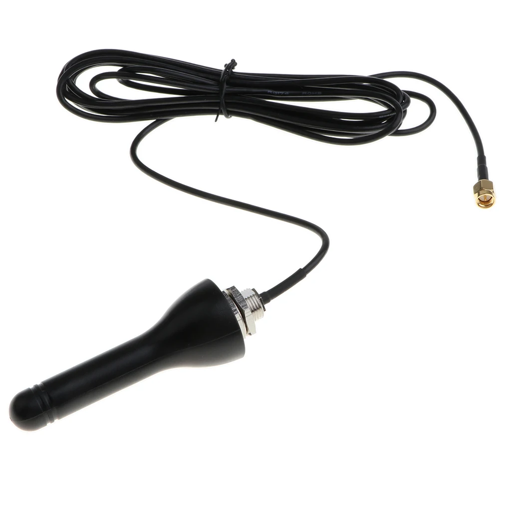 

4G LTE GSM/GPRS Antenna , Outdoor Waterproof Vehicle Phone 50 Ohm 5DBi High Gain WiFi Signal Amplifier with SMA Male Connector