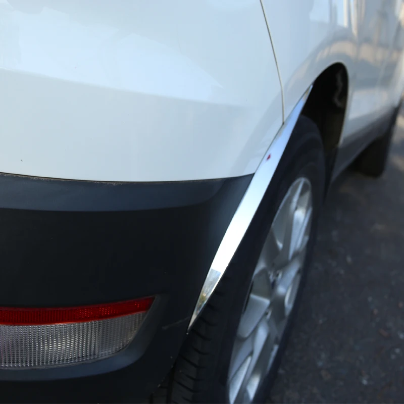 

Foal Burning ABS Chrome Wheel Eyebrow Trim Decorative Sequin Sticker for Ford Ecosport 2012 2013 2014 2015 2016 Accessories