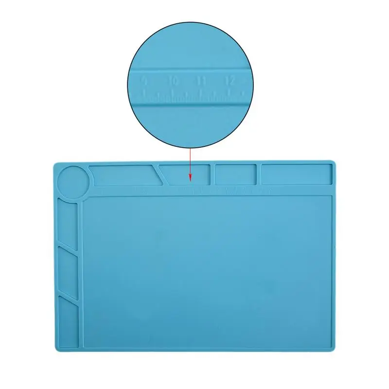 

Repair Insulation Pad Soldering Insulation Pad Desk Mat Maintenance Platform Heat-resistant Pad Heat BGA Pad With Ruler