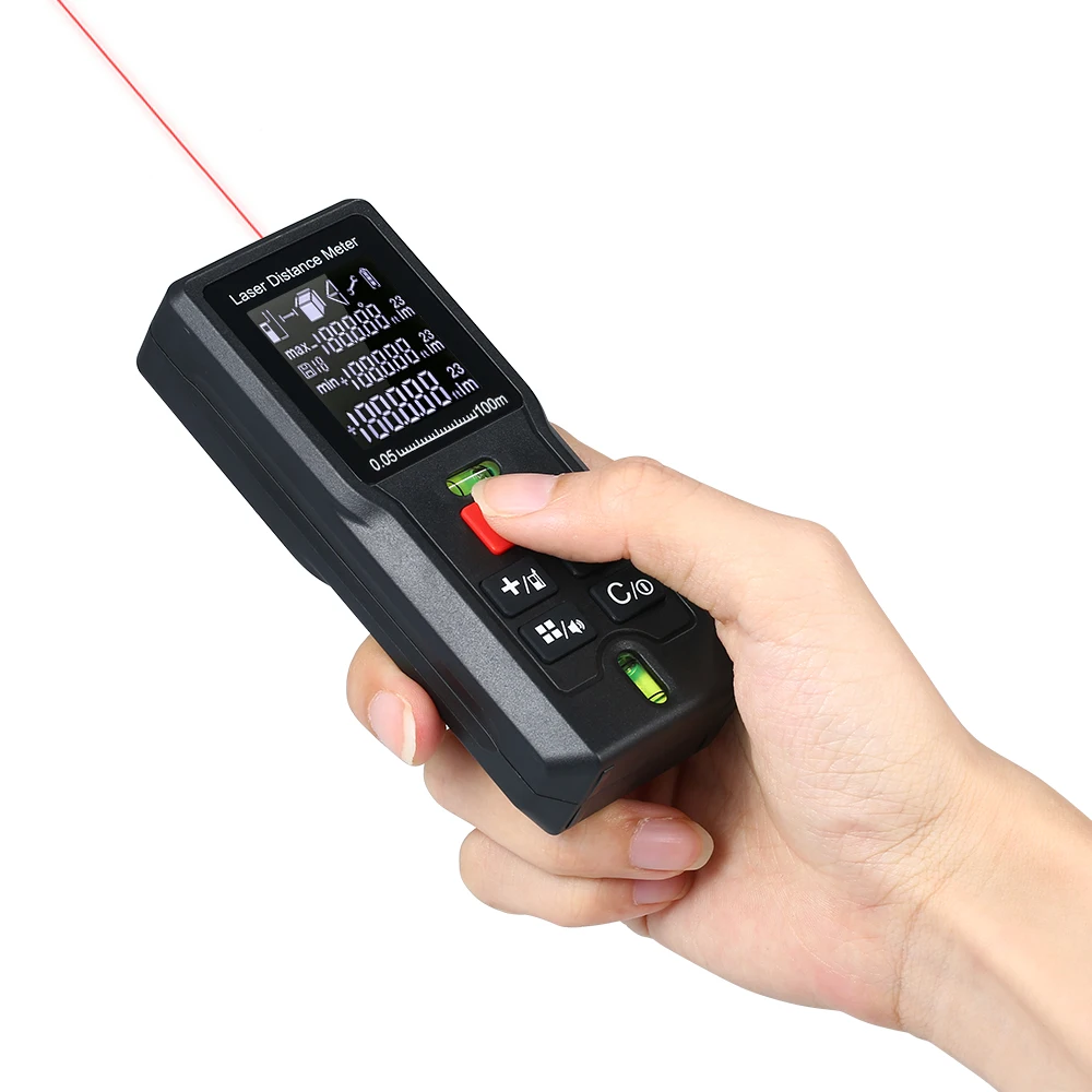 

Handheld Digital Laser Distance Meter Portable Mini Range Finder High-precision Rangefinder LCD Display Backlight