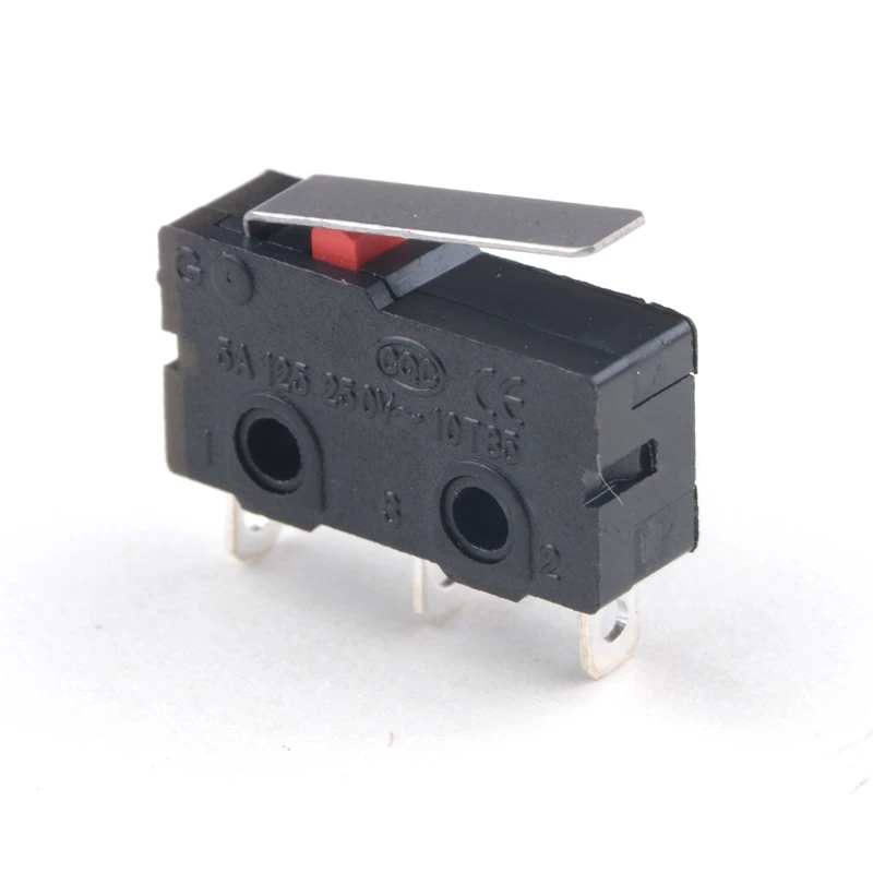 

3D printer parts 5pcs/lot micro Limit Switch 3 Pin N/O N/C High quality All New 5A 250VAC KW11-3Z Micro Switch