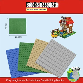 

16*16 Dots Base Plate For Small Bricks Baseplate Board DIY Building Blocks For Children Compatible With Toys Building Blocks