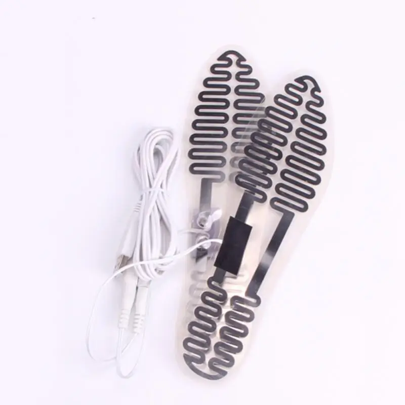 

1 Pair Electric Foot Warmer USB Heated Shoe Pad Boots Waterproof for Ski Winter Heated Insoles Shoes Outdoor Sports Pads #40