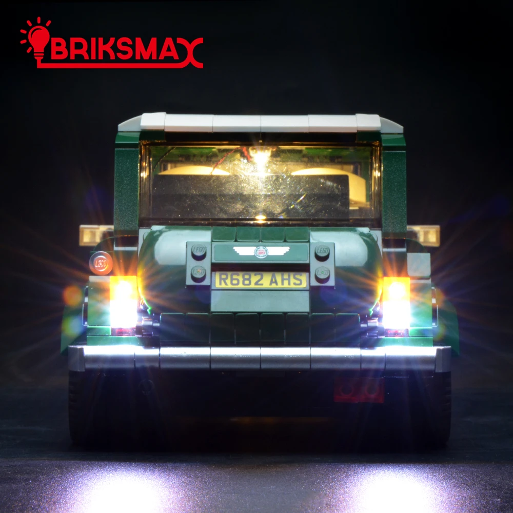 BriksMax светодиодный светильник комплект для создатели Модель Mini Cooper строительные