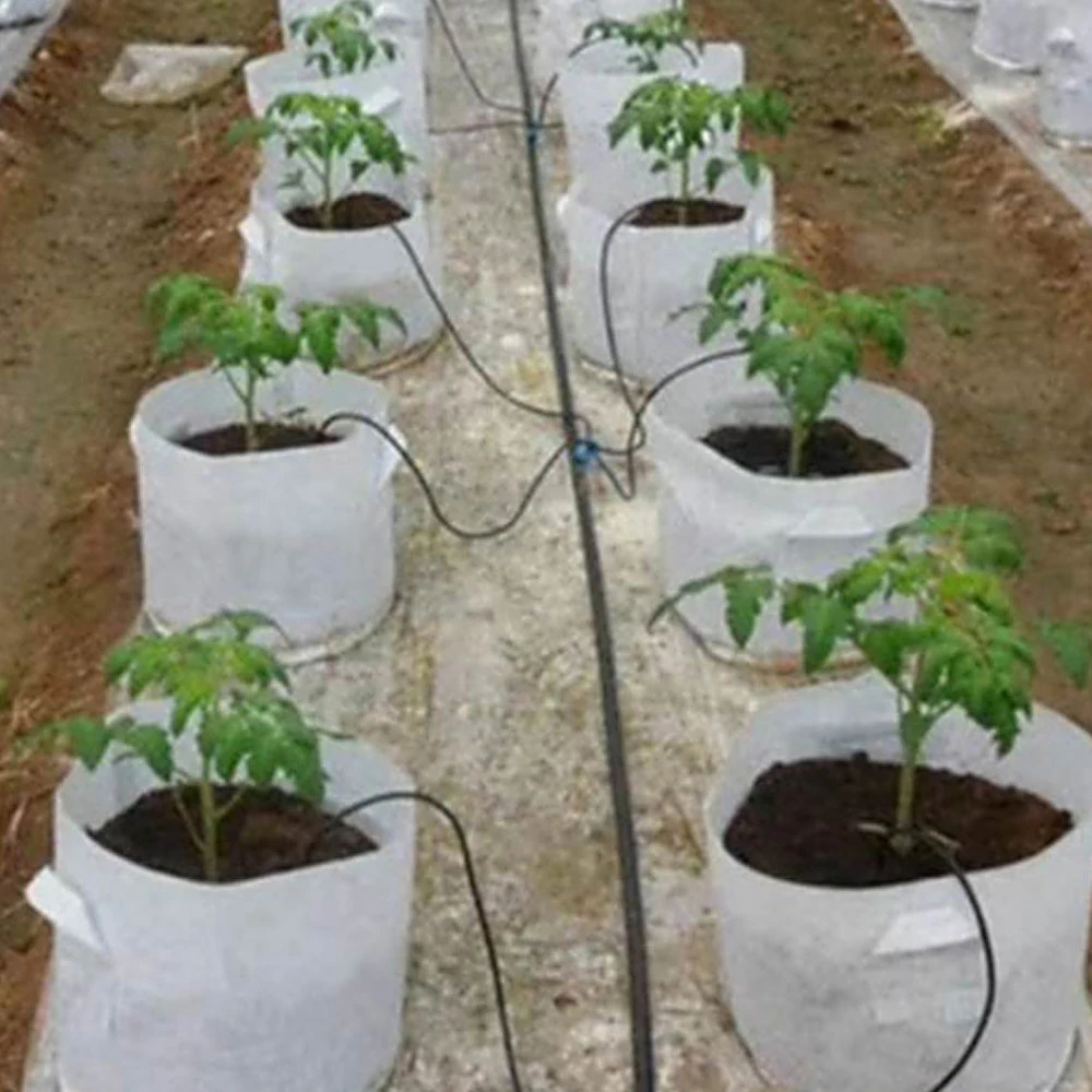 DIY капель ирригационный набор самотечная система регулируемый поток воды Пустой