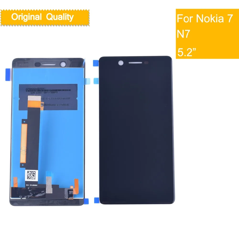 

10Pcs Original LCD For Nokia7 N7 Nokia 7 LCD DIsplay Touch Screen Digitizer Assembly Complete For Nokia 7 LCD Pantalla Display