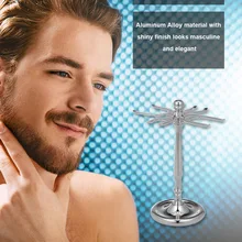 Мужская бритва держатель из нержавеющей бритвенной щетки стенд безопасности Бритва держатель с 4 слотами мужской подставка для бритвы бритвенный инструмент