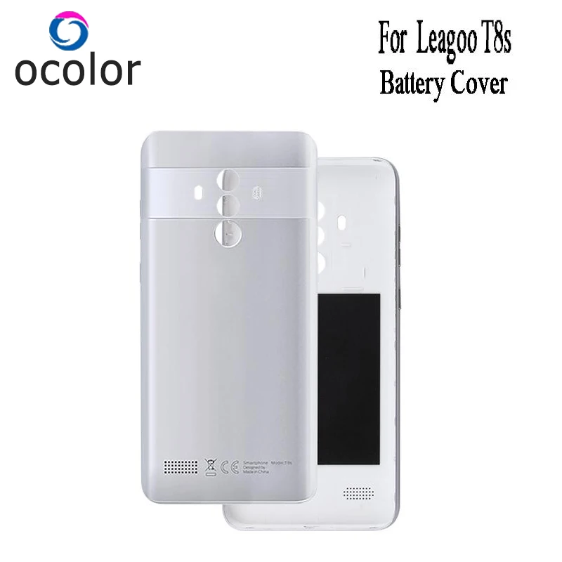 Ocolor для Leagoo T8s Батарея крышка с излучающей замена пленки тонкий защитная батарея