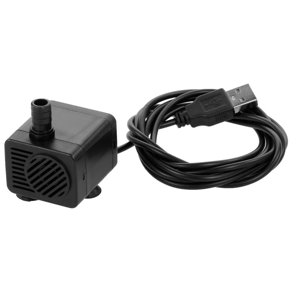Воздушный насос аквариума аквариум 5 в ультра-тихий мини Бесщеточный USB водяной насос шнур питания водонепроницаемый для подводный фонтан Пруд