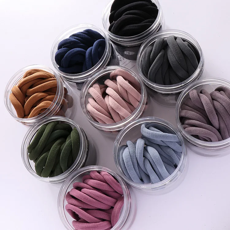 

20PC Fashion Hair Rope New High Resilience Seamless Rubber Band Hair Accessories Girls Women Ponytail Elastic Hair Bands Hot Sal