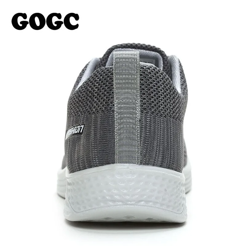 GOGC summer men casual shoes vulcanize Shoes black running Sneakers slip on for man brand canvas Shoes shoelaces loafers G336