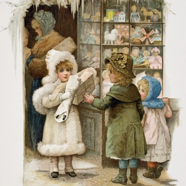At The Toy Shop Poster Print (24 x 34) | Дом и сад