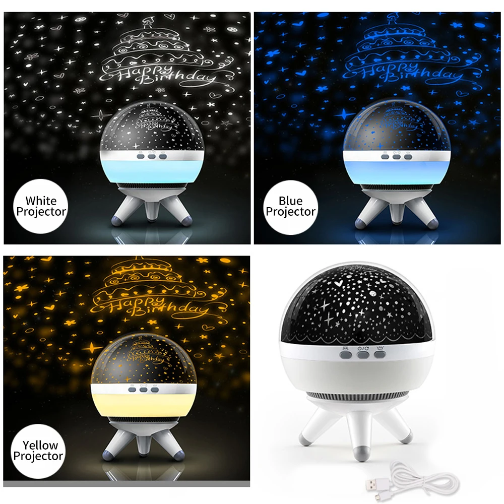 Aliexpress.com : Buy NEW Star Projector Baby Light 3 Color Projector