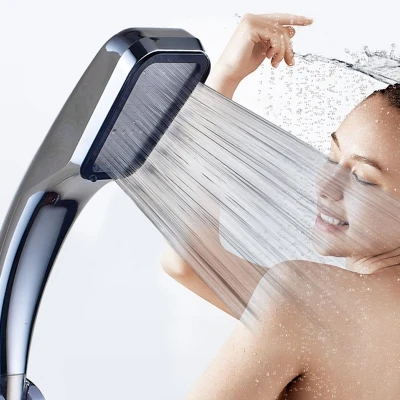 

300 Holes Pressure Shower Head Water Saving Rainfall Bathroom Square Spray300kong