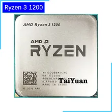 AMD Ryzen 3 1200 R3 1200 3,1 ггц Quad-Core Quad-нить Процессор процессор YD1200BBM4KAE гнездо AM4