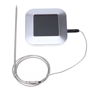 

2 Stainless Steel Probe Digital Meat Thermometer Wireless Barbecue Diy Food Cooking Thermometer Barbecue Thermometer Temperatu