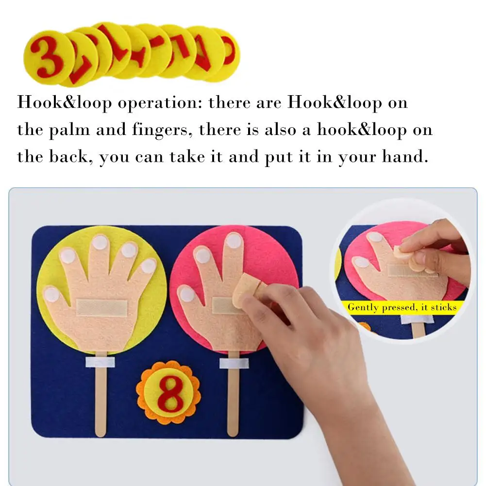  Kindergarten Mathematics Educational Toy Finger Numbers Set Child Teaching Toy Educational Innovati - 33010365036