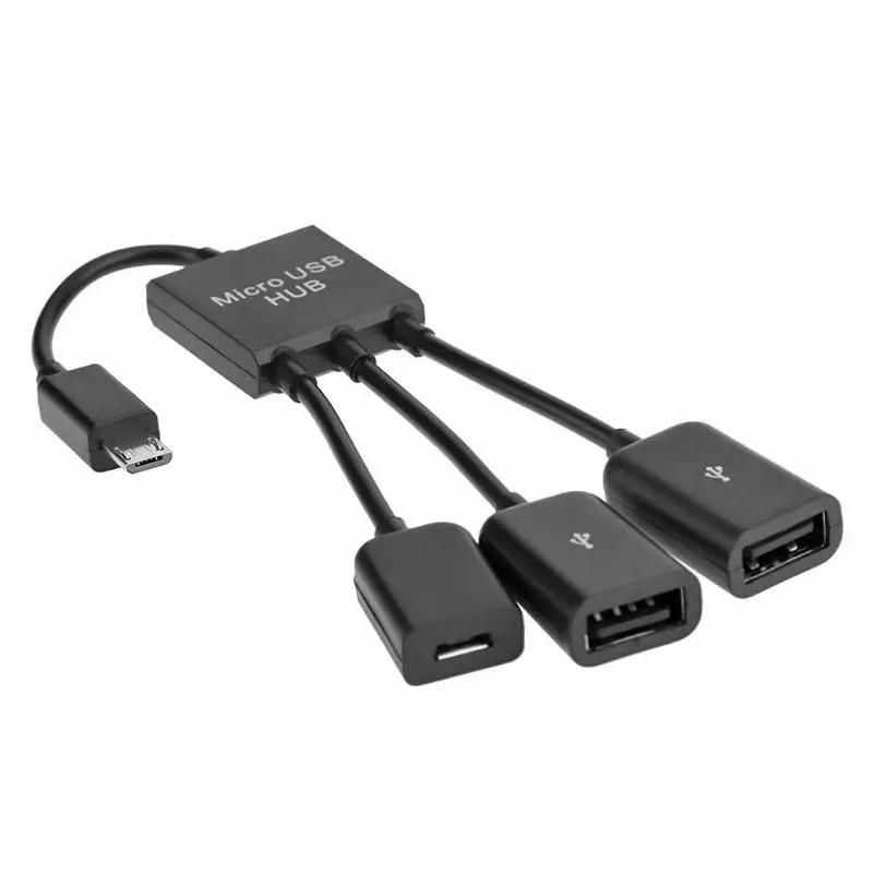 ALLOYSEED 3 в 1 микро USB хост для зарядки OTG концентратор кабель адаптер Samsung NOTE 2 i9100 i9300
