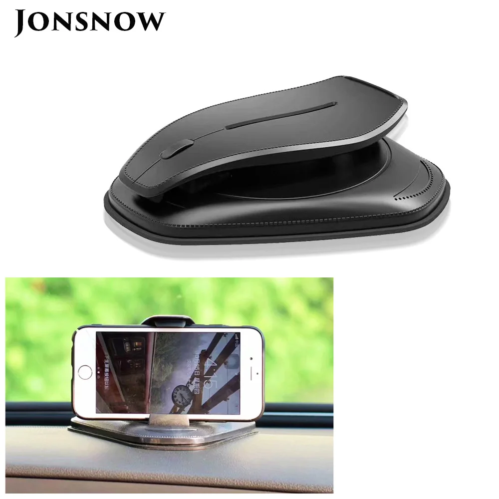

JONSNOW Adjustable Smartphone Holder Mobile phone Stand for iPhone Huawei Samsung GPS Car Universal Dashboard Phone Holder