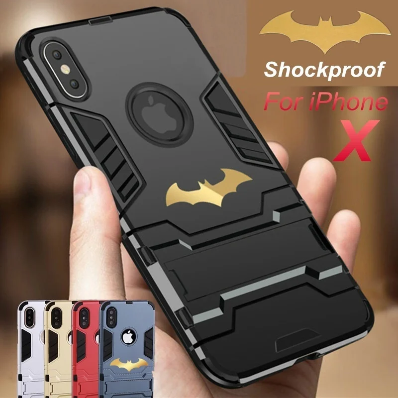 Противоударный чехол с подставкой для iPhone 8 7X6 6s|Бамперы| |