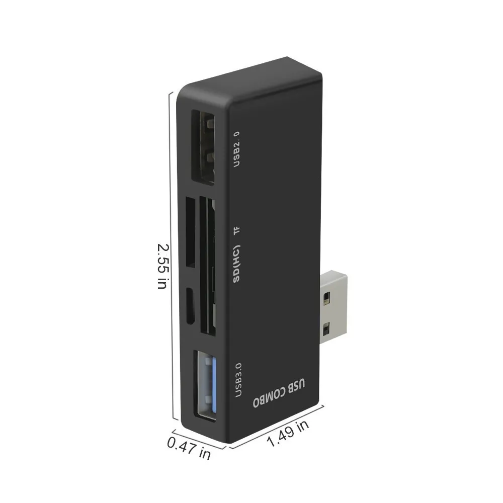 CHYI мульти хаб адаптер к USB 3,0+ USB 2,0+ SD TF кард-ридер+ микро USB порт зарядки USB разветвитель для microsoft Surface Pro