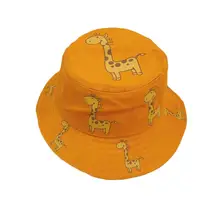 Милые детские Жираф Панамка рыбака Кепки водонепроницаемый складной бассейн Кепки s Шапки для Для детей мальчиков и девочек Панама для рыбалки аксессуары