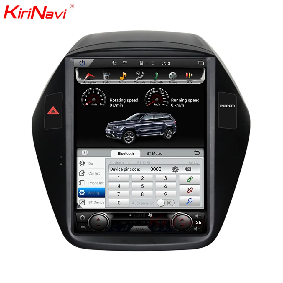 Discount KiriNavi Vertical Screen Tesla Style 10.4inch Android 7.1 Car Radio For Hyundai IX35 GPS Navigation System Multimedia 2010-2014 2 Discount KiriNavi Vertical Screen Tesla Style 10.4inch Android 7.1 Car Radio For Hyundai IX35 GPS Navigation System Multimedia 2010-2014 2