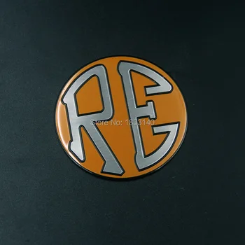 

Motorbike Emblem Badge aluminum standard high quality Decal RE Sticker Decal for Royal Enfield