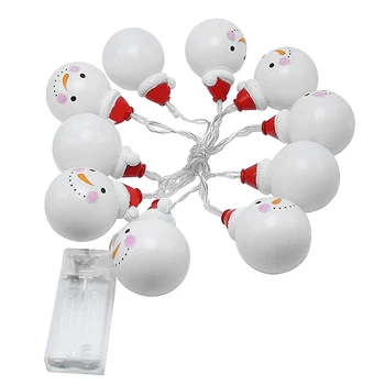 

1.2M 10 LEDs Snowman Light String Lamp for Christmas Home Party