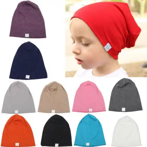 Unisex Baby Cap Beanie Boy Girl Toddler Infant Children Cotton Soft Nice Hat New