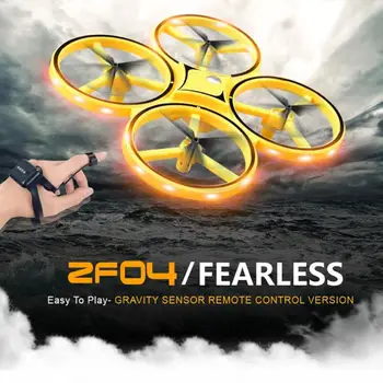 

Watch-Sensing RC Drone Toy 2.4G Infrared Remote Control Watch Interactive Induction Quadrocopter Remote Aircraft Toy Child Gifts