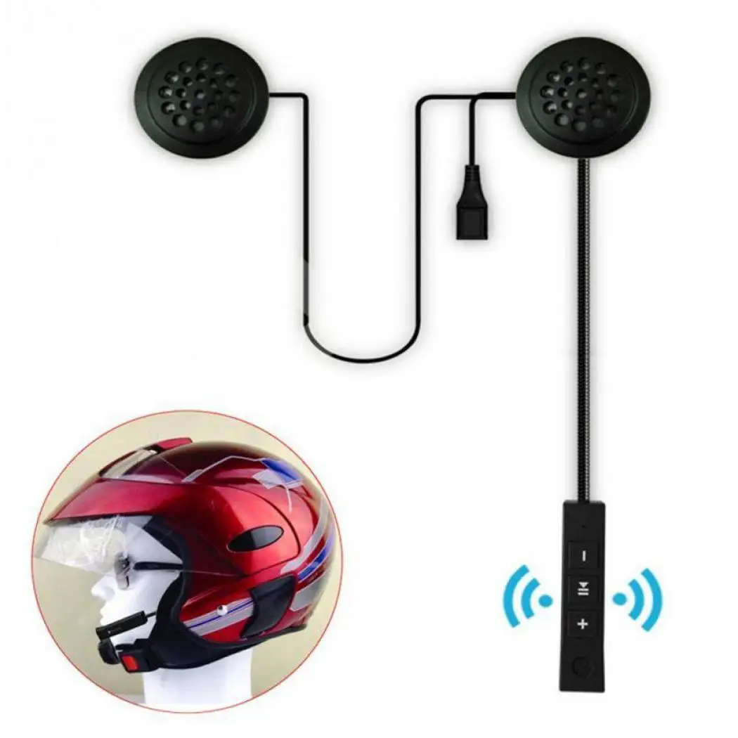 BT interphone Bluetooth Мотоциклетный мотоциклетный шлем вперед, назад, воспроизведение, пауза. Гарнитура внутренней связи 500 м