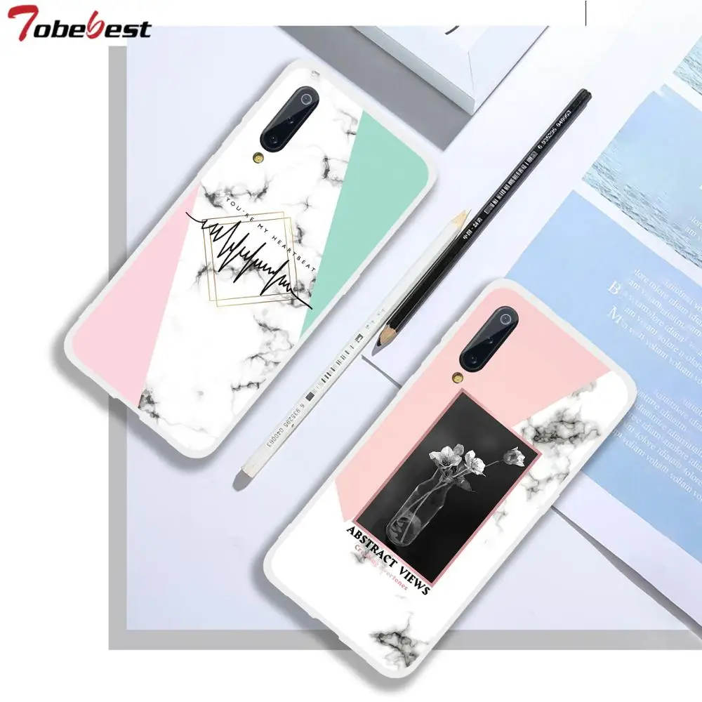 

Marble Soft Silicone Cases For Xiaomi mi 9 Phone Case for Xiaomi mi 9 SE MI9 MI9SE INS Popular Sexy Lace Ultra-thin TPU Cover