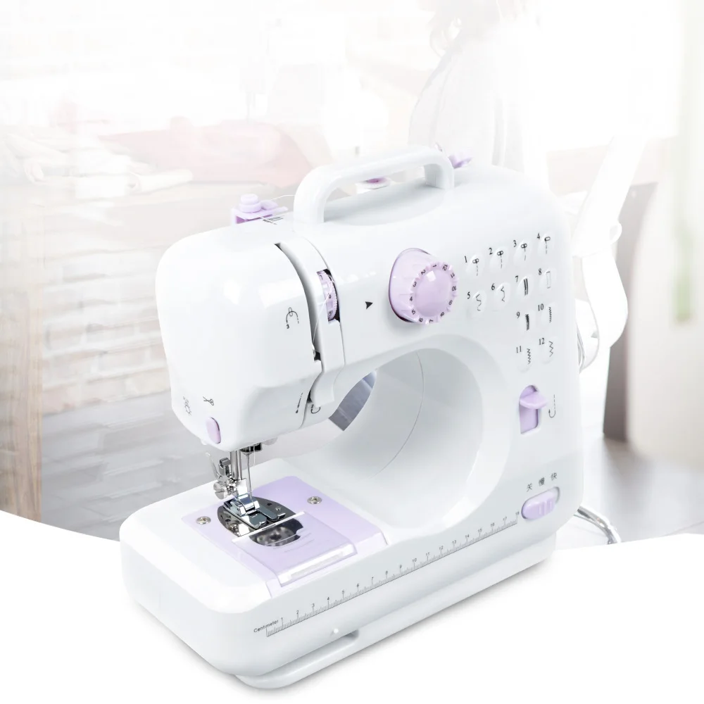 505a Household Mini Electric Sewing Machine Fastening Reversing Side