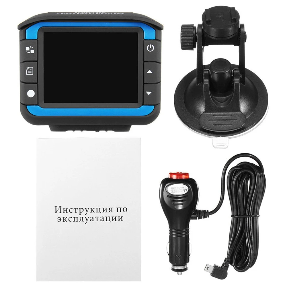 

2In1 Hd Car Hidden Dvr Recorder Video Dash Cam Camera Laser Radar Speed Detector